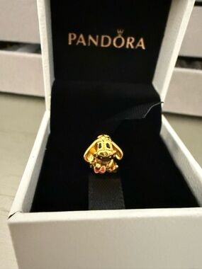Pandora Gold Plated Eeyore Donkey Charm